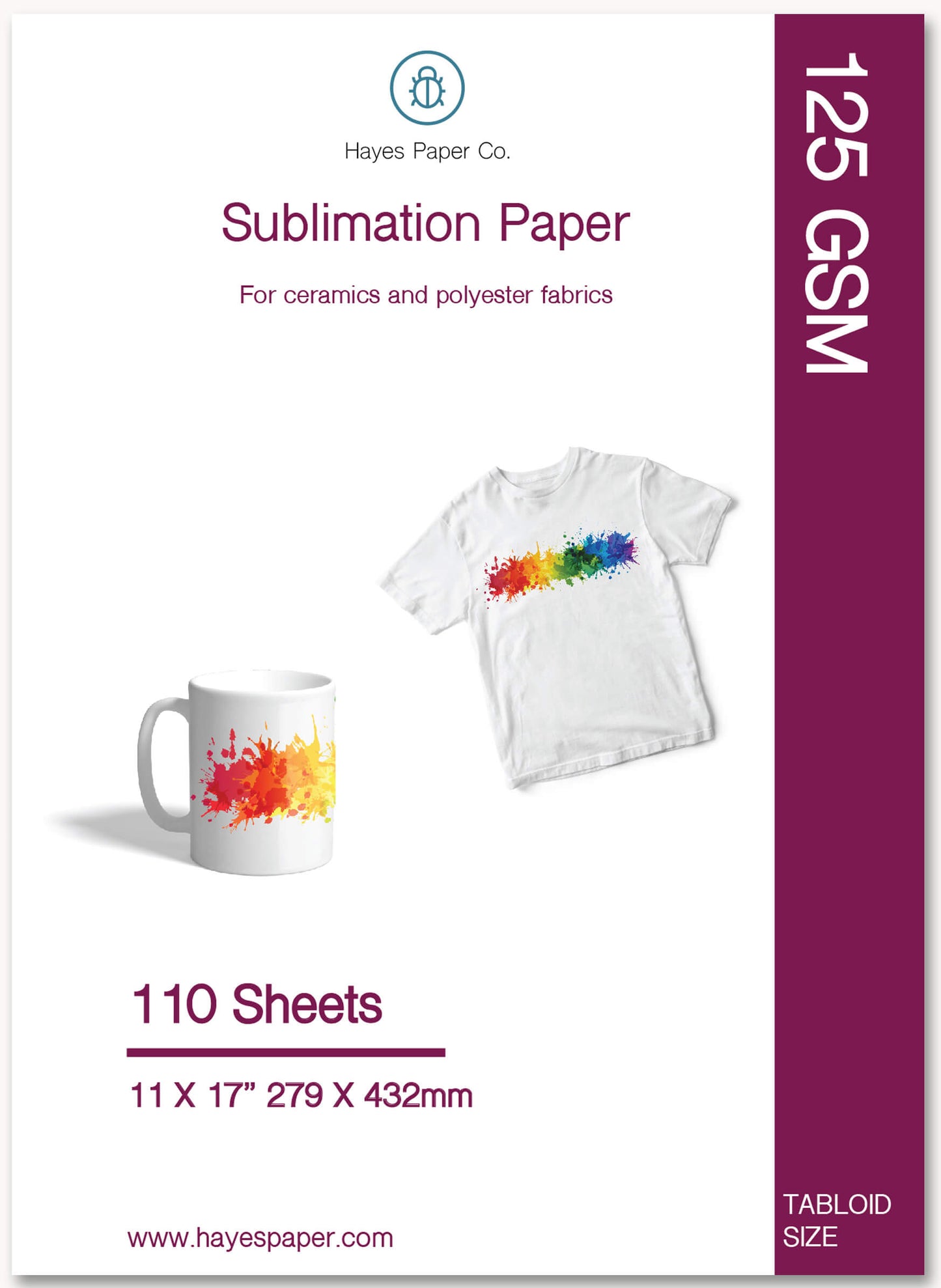 Hayes paper co, hayes sublimation paper, sublimation paper, sublimation instructions, sublimation ink, how to use sublimation paper